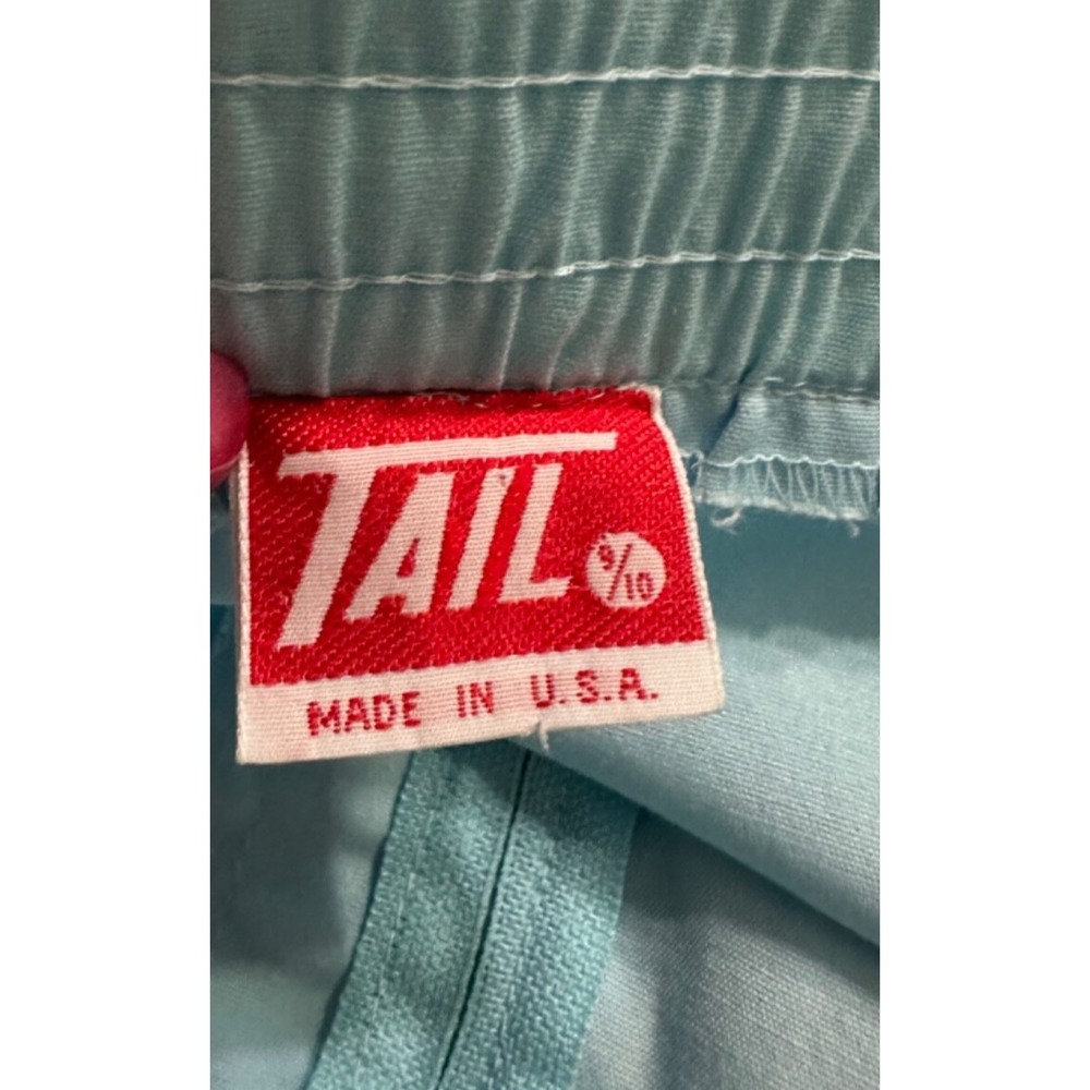 Vintage TAIL Shorts 9/10 Red Label Lt Blue High Rise Golf Shorts - Picture 6 of 7